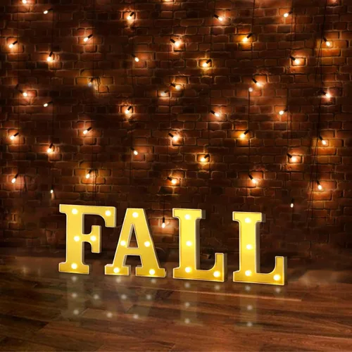 Miniatura 15 de Efavormart - Letrero 3D con luz LED de 6 pulgadas, color dorado con número 0, espejo frontal blanco cálido, funciona con pilas, brillo 72H