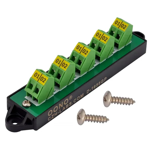 Miniatura 8 de OONO Módulo de distribución de bloque de terminales de posición 2x12 de 16 amperios para CA DC