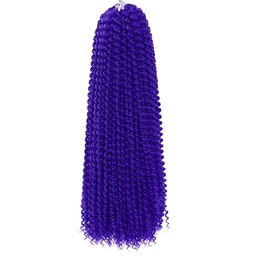 Miniatura 53 de Cabello Passion Twist de 24 pulgadas, 8 paquetes de cabello Passion Twist de ganchillo para mujeres, cabello trenzado Passion Twists largo bohemio