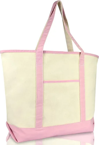 Miniatura 14 de Bolsa de mano de lujo con parte superior abierta de 22 pulgadas con bolsillo exterior Azul marino