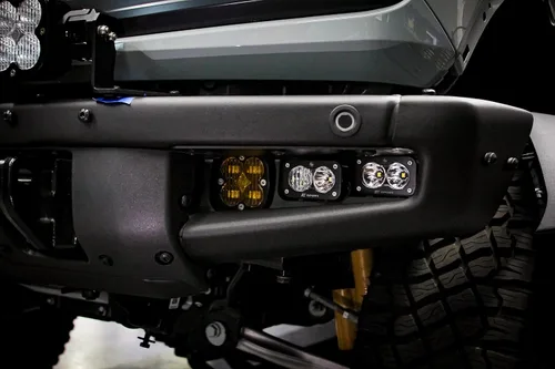 Miniatura 3 de Baja Designs 447762 Barra de luz todoterreno para Ford Bronco, negro, 21-22 Bronco