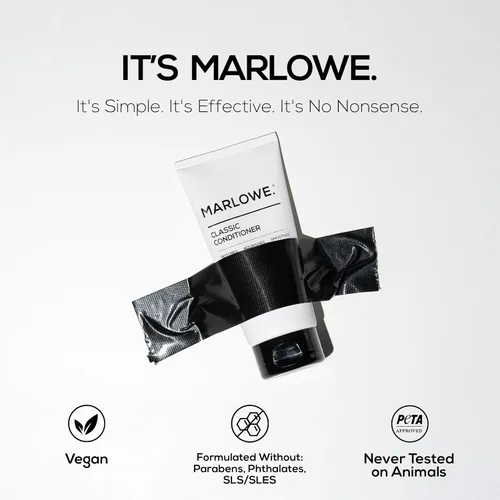 Miniatura 3 de MARLOWE. No.173 Classic - Acondicionador para hombre, restaura, nutre y suaviza el cabello con aceite hidratante de argán y coco, aroma fresco