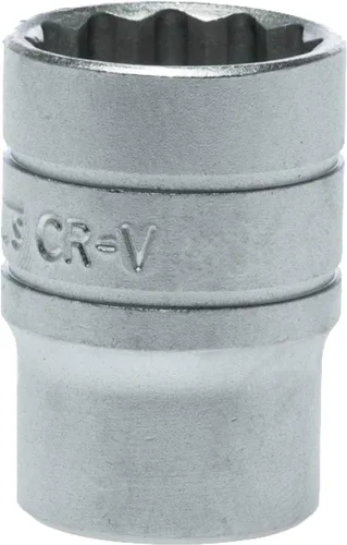 Miniatura 6 de Teng Tools 15MM 1/2 pulgada Drive 12 puntos métrico profundo cromo vanadio Socket Herramienta mecánica Herramienta de mano - M120615-C