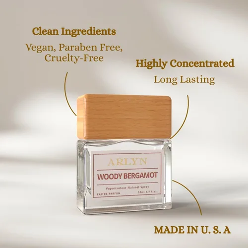 Miniatura 4 de ARLYN Woody Bergamot Eau De Parfum inspirado en Cred's Aventus, perfume para hombres, fragancia de lujo, vegano, libre de crueldad y respetuoso