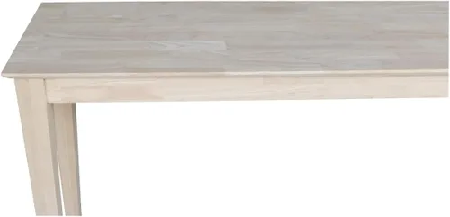 Miniatura 9 de International Concepts Shaker - Mesa consola extendida de 72 pulgadas, sin terminar