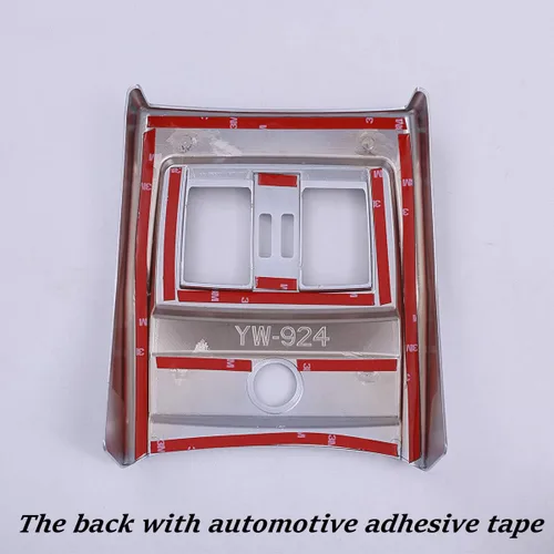 Miniatura 7 de YIWANG Cubierta del marco de la ventilación del aire del interior del coche del ABS Chrome para BMW 3 4 Series F30 GT F34 2016-2019