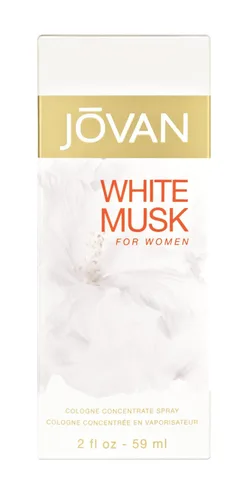 Miniatura 3 de Jovan White Musk para mujer Agua de colonia con pulverizador 2 fl oz (Paquete de 1), Notas de jazmín, almizcle y ámbar, Fragancia para mujer