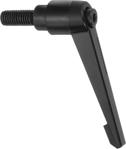 Miniatura 37 de uxcell Perillas ajustables M5 x 0.472 in, mango de rosca macho, botón de trinquete de liberación rápida, perno giratorio para maquinaria de torno