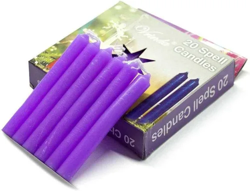 Miniatura 8 de Vrinda® Mini Chime Ritual Spell - Velas cónicas sin perfume de 4 pulgadas (surtido (paquete de 40)