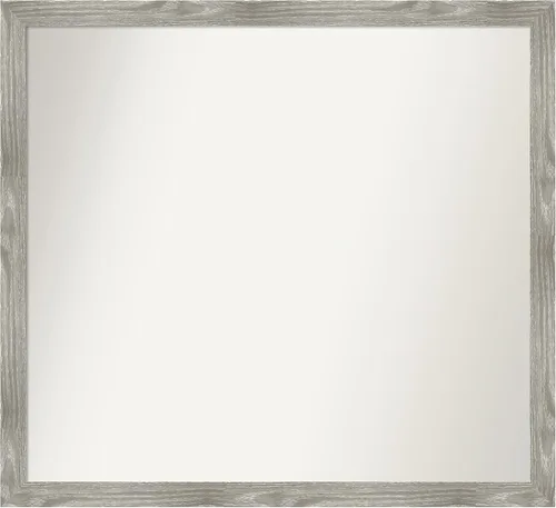 Miniatura 528 de Amanti Art Espejo personalizado, espejo de baño gris plomo a rayas, espejo de pared o espejo de tocador de baño sobre el fregadero