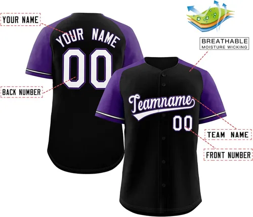 Miniatura 43 de Camisetas de béisbol personalizadas con botones de manga corta, número de nombre cosido personalizado / impreso para adultos y jóvenes