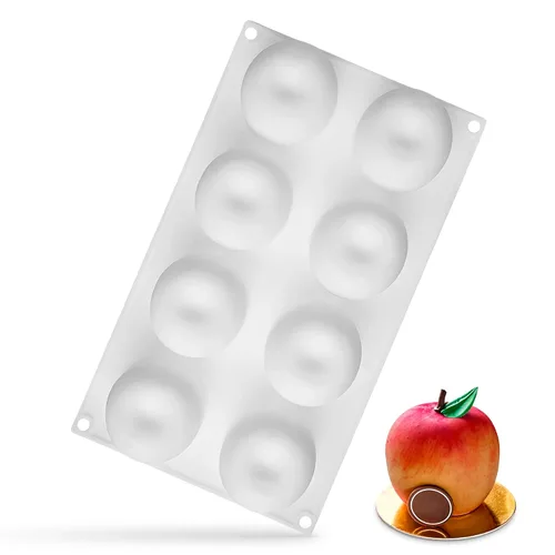 Miniatura 10 de Molde de silicona para magdalenas, moldes de silicona para hornear bocados de huevo, molde antiadherente para 7 tazas de freidora de aire