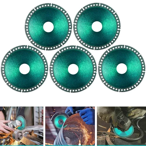 Miniatura 10 de 5 paquetes de discos indestructibles de 4 pulgadas para amoladora, disco indestructible 2.2 para amoladora angular de 7/8 pulgadas