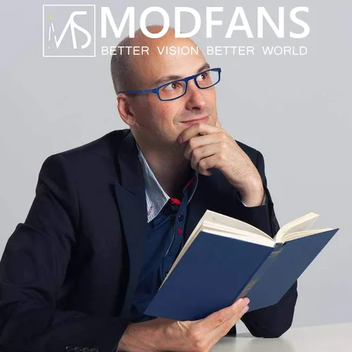 Miniatura 7 de MODFANS Gafas de lectura para mujeres y hombres, montura estrecha ligera con acabado brillante, bisagra de resorte flexible, elegantes lentes