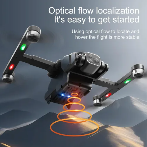 Miniatura 5 de Dron GPS S188 con cámara 8K para adultos, FPV RC Quadcopter con motor sin escobillas, transmisión WiFi 5G, evitación de obstáculos, flujo óptico