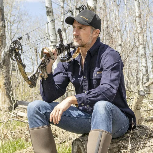 Miniatura 4 de Legendary Whitetails Camisa de franela para hombre Buck Camp