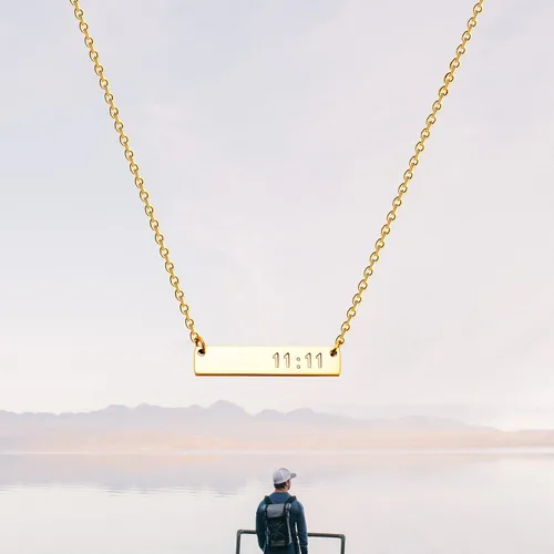 Miniatura 6 de Collar con números de ángel de 11 y 11 que hace un regalo de deseo para mujeres, adolescentes y niñas