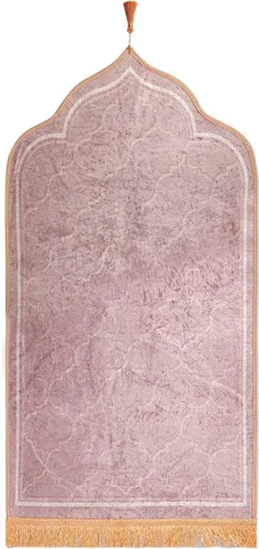 Miniatura 9 de Alfombra de oración musulmana, alfombra islámica para oraciones musulmanas, gran regalo de Ramadán para hombres musulmanes, mujeres, alfombra