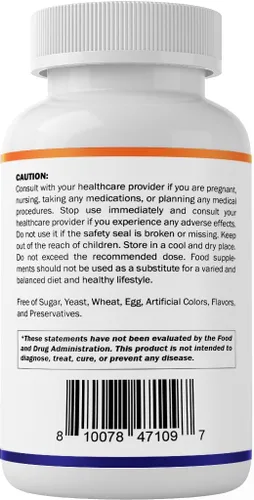 Miniatura 9 de Vitamatic Quercetina de zinc - 120 cápsulas vegetarianas - Citrato Zic 30 mg y quercetina 500 mg por porción - Apoyo inmunológico