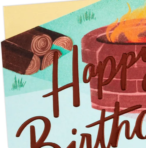 Miniatura 5 de Hallmark Tarjeta de cumpleaños para hombre (Barbacoa) (5RZB2036)
