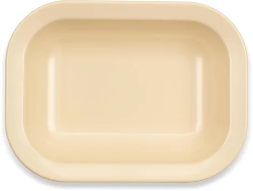 Miniatura 6 de Carlisle FoodService Products Plato rectangular de plástico para panadero, para el hogar y el restaurante, melamina, 28 onzas, bronceado