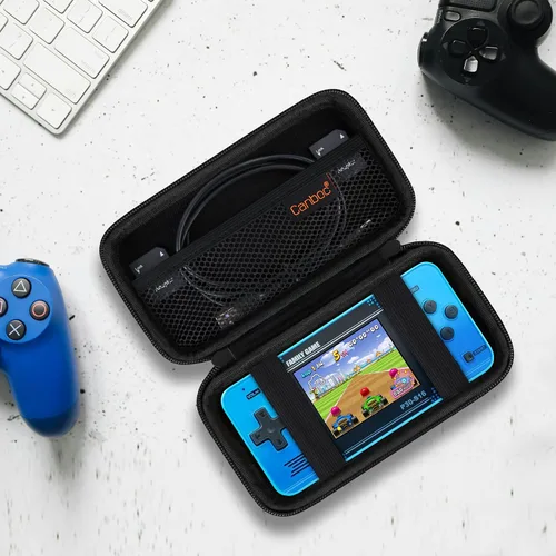Miniatura 6 de Canboc Carrying Case for WELLST·G Handheld Game -Preloaded 220 Retro Video Games/ My Arcade Atari Pocket Player Pro Game Console, Mesh Pocket fits