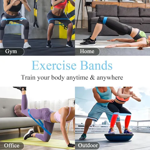 Miniatura 5 de 1 5 Pack Resistance Bands for Working Out, Workout Equipment, Exercise Bands for Home Gym & Stretching, Pilates Equipment, Fitness Equipment