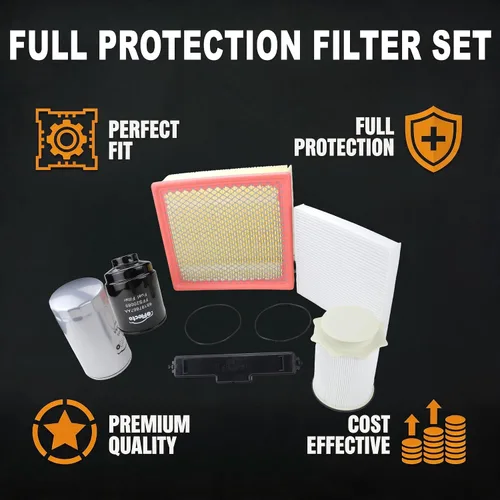 Miniatura 4 de Flecto Kit de filtro Cummins de 6.7L compatible con Ram 2500 3500 4500 5500 2013-2018 Reemplaza 68157291AA 68197867AA 53034051AB 5083285AA