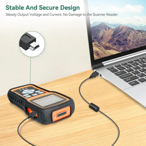 Miniatura 8 de Adaptador de 5 V + mini cable USB de repuesto para escáner FOXWELL NT301 NT201 NT510 NT604 NT624 NT630 OBD2 escáner de diagnóstico herramienta