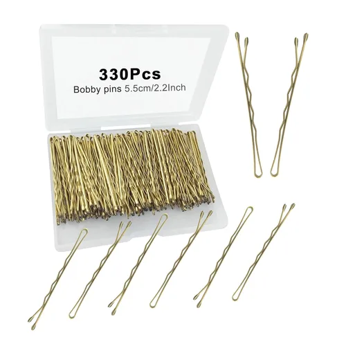 Miniatura 21 de Bobby Pins - 330 horquillas de pelo de 2.2 pulgadas con bonita caja, pin de alta calidad para niños, niñas y mujeres, ideal para todo