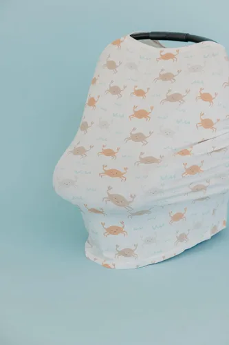Miniatura 925 de Copper Pearl Funda multiusos: fundas de asiento de automóvil, funda de lactancia y funda de cochecito para el sol, tela elástica, uso para todas