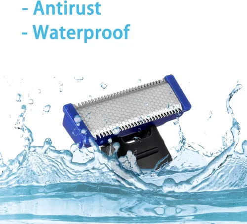 Miniatura 6 de 2 cabezales de repuesto para afeitadora compatibles con Micro Touches Solo Trimmer cuchillas de repuesto (2 piezas + 2 cepillos)