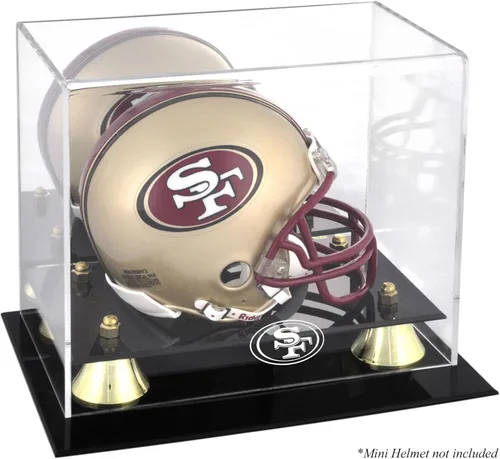 San Francisco 49ers Mini Casco en Exhibición - Vitrina para Mini Casco de Fútbol Independiente