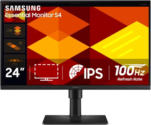 Miniatura 23 de Samsung Monitor de negocios sin bordes de 22 pulgadas (S40GD) con panel IPS, frecuencia de actualización de 100 Hz, modo de ahorro de ojos, diseño