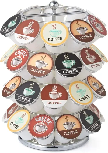 Nifty – Carrusel para cápsulas de café, gira 360 grados, tabla giratoria, organizador de encimera para oficina o cocina