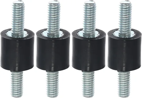 X AUTOHAUX 4 unids M4 coche anti vibración goma aislador amortiguador 0.394x0.394 in caucho bobina montaje amortiguador montajes para compresores
