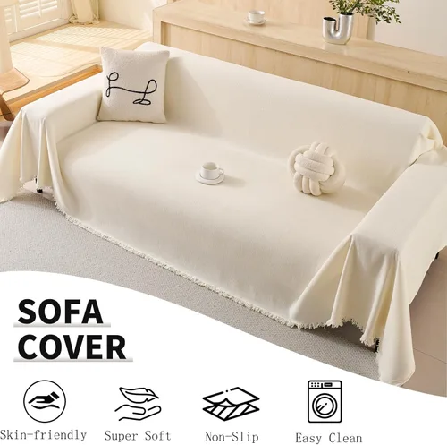 Miniatura 4 de Funda de sofá 100% impermeable para mascotas, lavable, para sofá de 3-4 cojines, funda para perros, protector de muebles apto para mascotas