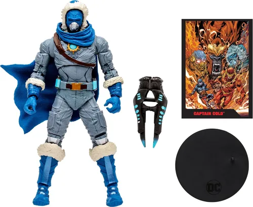 Miniatura 9 de McFarlane Toys - Figura DC Direct 7IN con cómic - The Flash WV2 - Captain Cold Capitán Cold