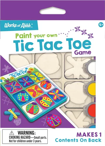 Miniatura 8 de Works of Ahhh Mini Craft Set - Juego de manualidades familiares para construir y pintar casa de pájaros