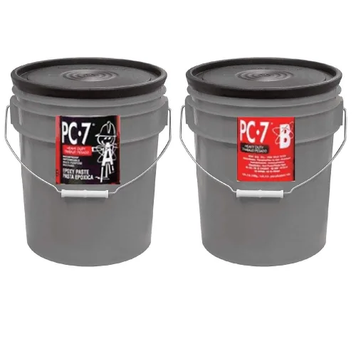 Miniatura 10 de PC Products PC-7 Kit de pasta adhesiva epoxi con aplicador, resistente de dos partes, 1 libra en dos latas, gris carbón