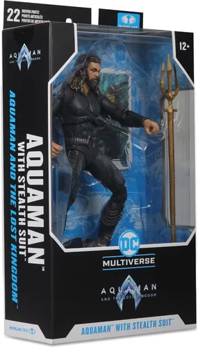 Miniatura 10 de McFarlane Toys - DC Multiverse Aquaman con traje sigiloso (Aquaman y The Lost Kingdom) Figura de acción de 7 pulgadas