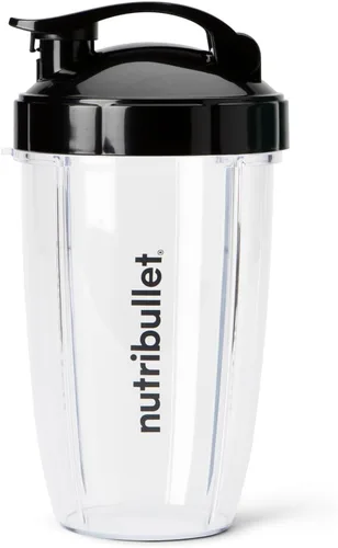 Miniatura 3 de nutribullet Vasos To-Go de 24 onzas y tapas abatibles de colores (negro/verde)