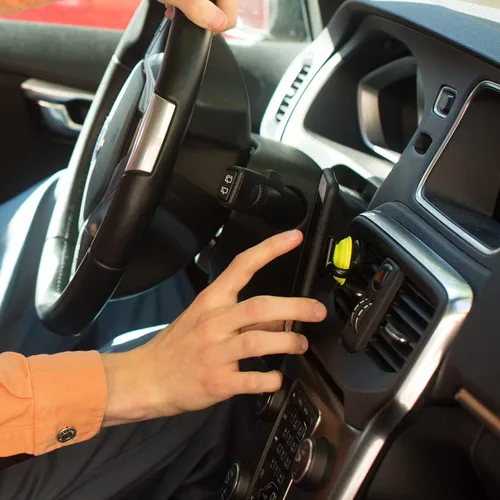 Miniatura 7 de PopSockets Soporte de teléfono para coche, soporte de teléfono de ventilación de coche - negro