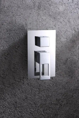 Miniatura 6 de Grifo de ducha de pared S3218, Plateado Cromo