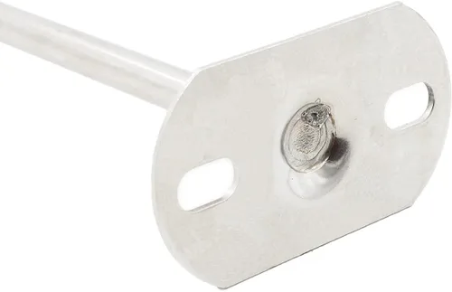 Miniatura 3 de Paquete de 2 soportes de montaje en techo, soporte de tubo de acero inoxidable para armario, soporte de tubería de techo, cortina de ducha, armario