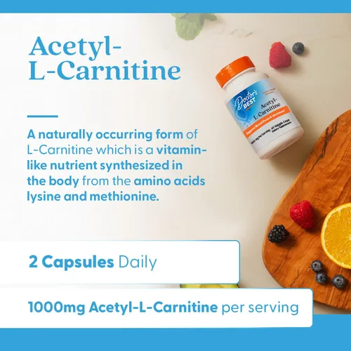 Miniatura 5 de Acetil L-carnitina con Sigma Tau Carnitina, cápsulas de 0,02 oz., DRB-00105, 1, 1