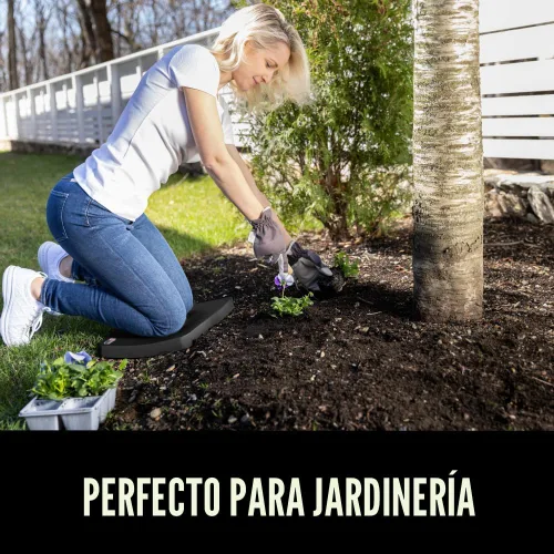 Miniatura 8 de GORILLA GRIP Almohadilla de Espuma Suave Extra Gruesa con Patente Pendiente para Arrodillarse, Cojines Grandes de Apoyo para las Rodillas para Negro