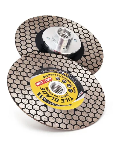 Miniatura 8 de Hoja de azulejo de 4.5" para corte de porcelana Hoja de corte y rectificado para azulejos de granito, mármol y porcelana