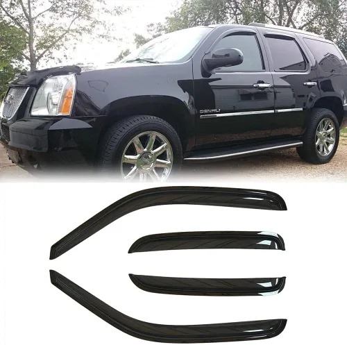 Miniatura 19 de Deflector de ventilación para visera lateral para Chevy Silverado/GMC Sierra 1500/2500HD/3500HD Crew Cab, Yukon XL/Suburban/Avalancha 2007-2014, 4