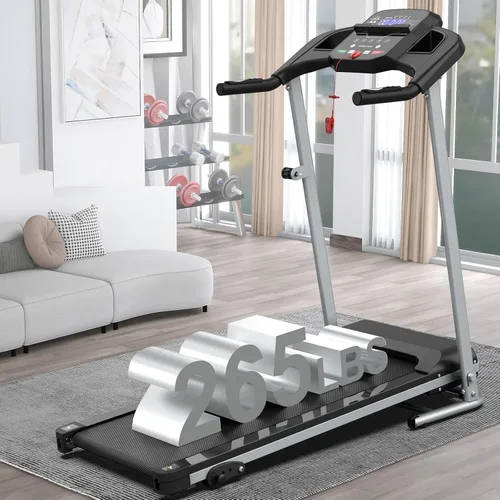 Miniatura 6 de Home Foldable Treadmill with Incline, Folding Treadmill for Home Workout, Electric Walking Treadmill Machine 15 Preset or Adjustable Programs 250 LB